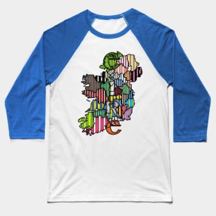 Ireland County Colors Baseball T-Shirt